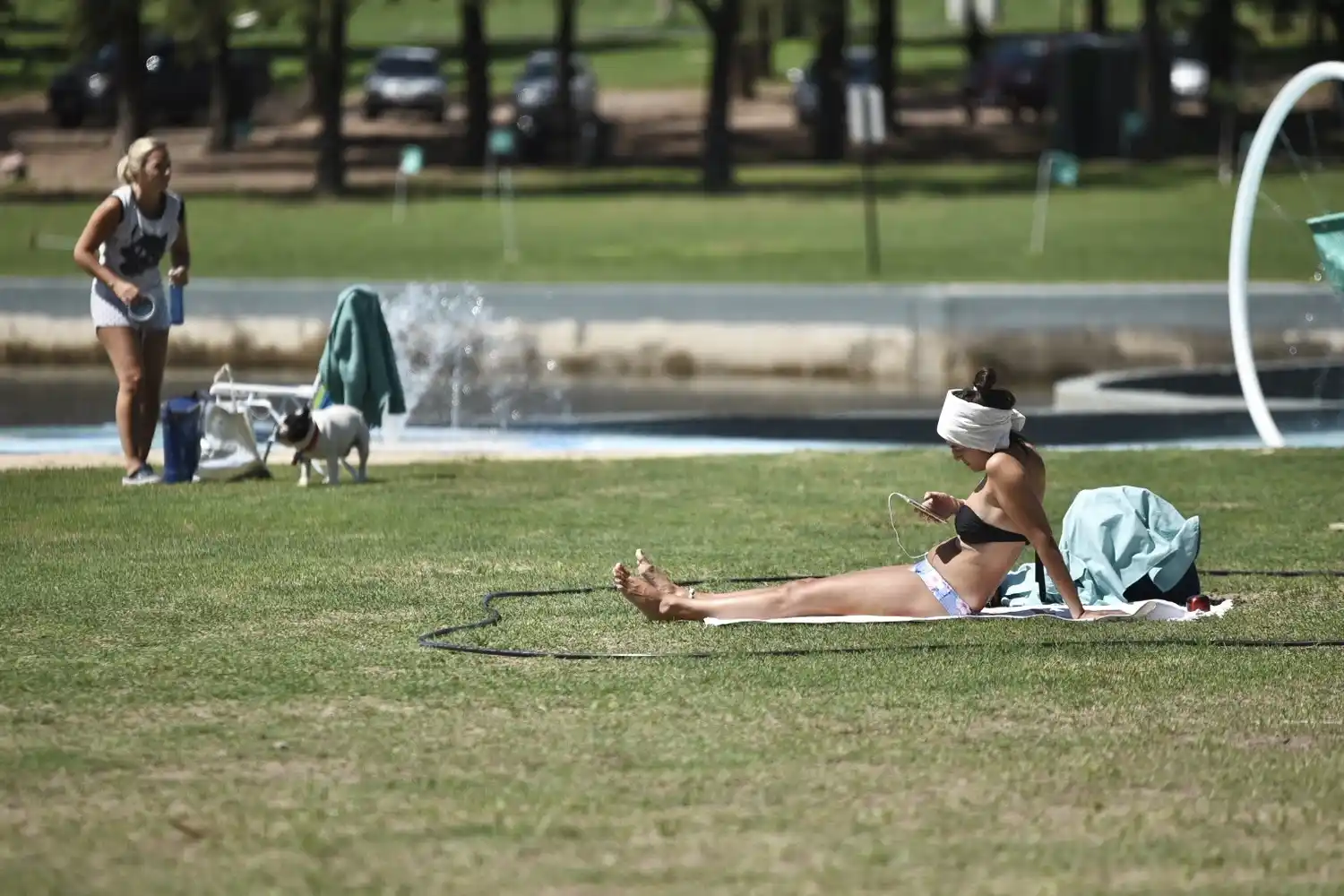 Jatón habilitó la temporada de verano en los piletones del Parque Sur