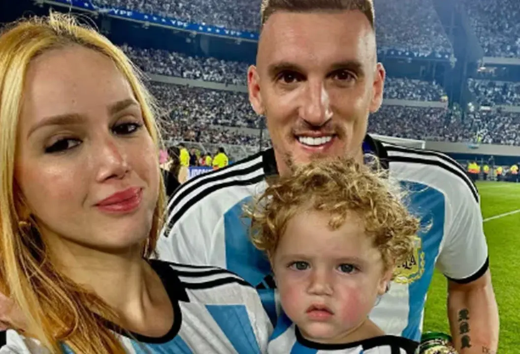 Armani y su emotivo posteo sobre la salud de su hijo: “Gracias al Ángel que Dios nos envió”