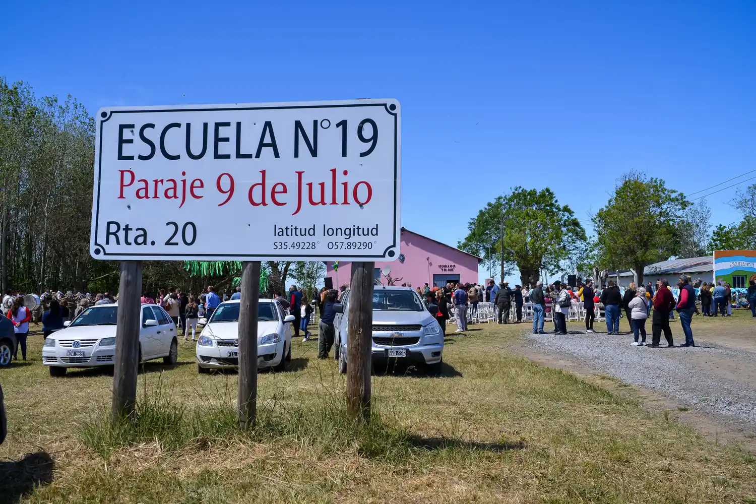 Se realizó el acto por el 100º aniversario de la Escuela Nº 19 del Paraje 9 de Julio