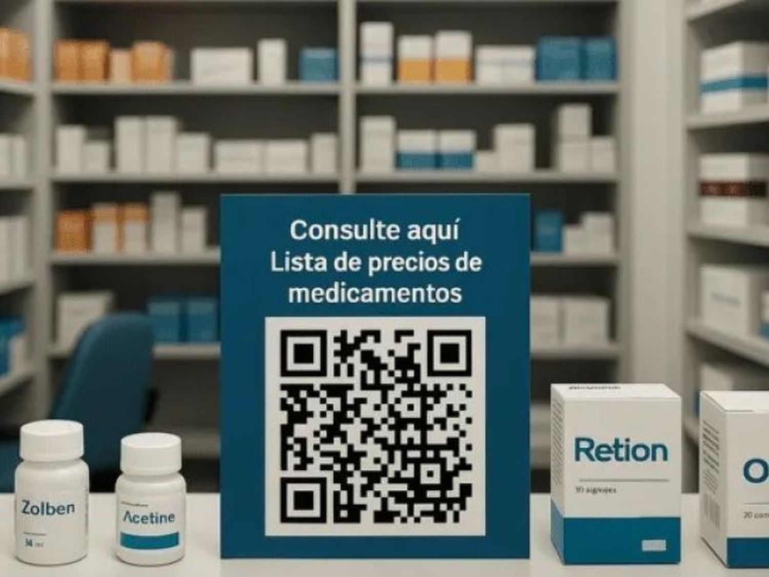 Se reglamentó el uso de códigos QR en farmacias para consultar precios de medicamentos