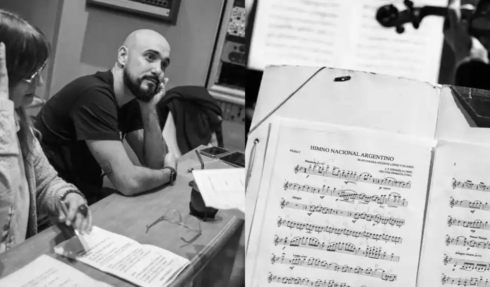 La experiencia del director de orquesta que grabó con Abel Pintos su nuevo disco con canciones patrias