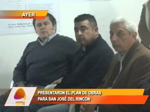 Presentaron el Plan de Obras para San José del Rincón