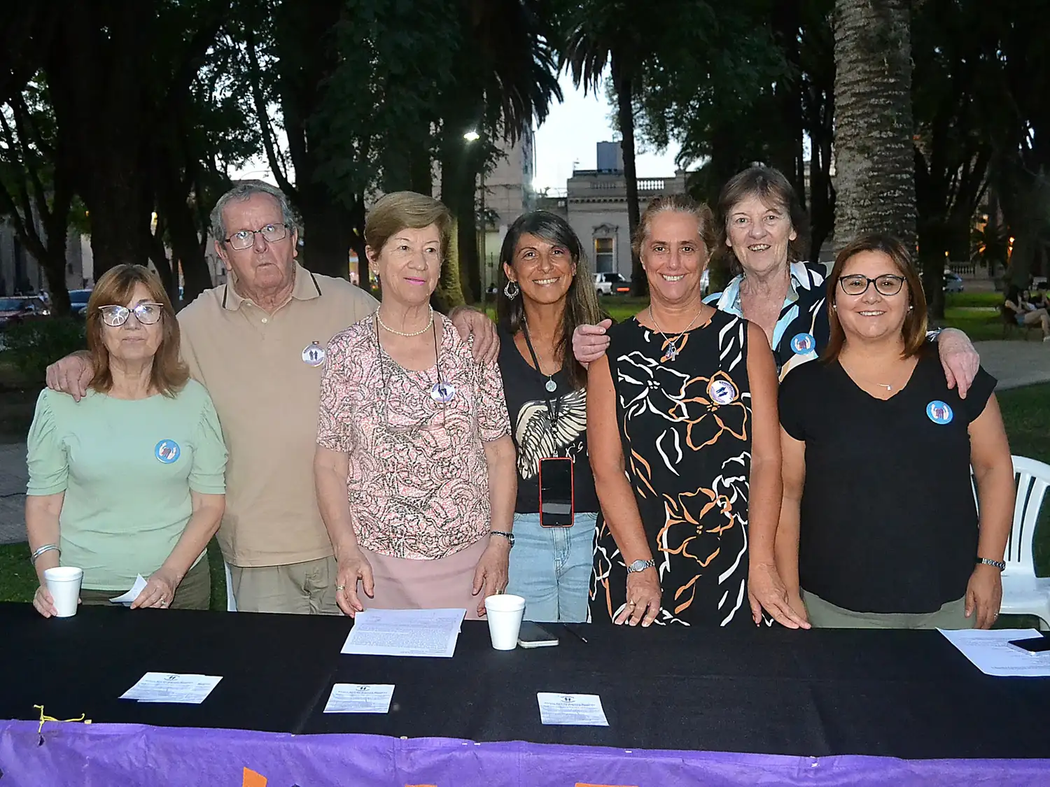 Miembros de la Red de Adultos Mayores.
