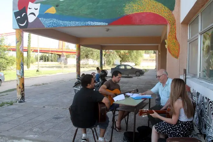 Espacio de práctica en la Escuela Provincial de Arte