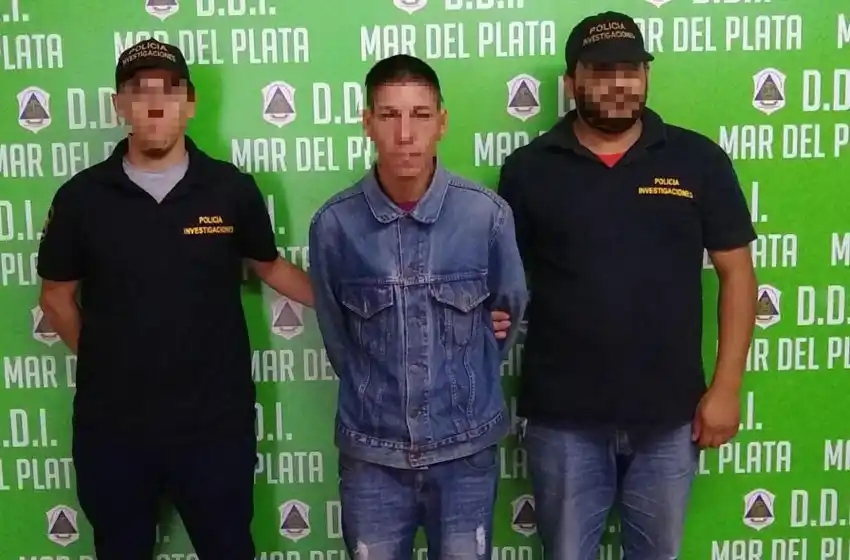 Atraparon al ladrón que fue corrido a botellazos