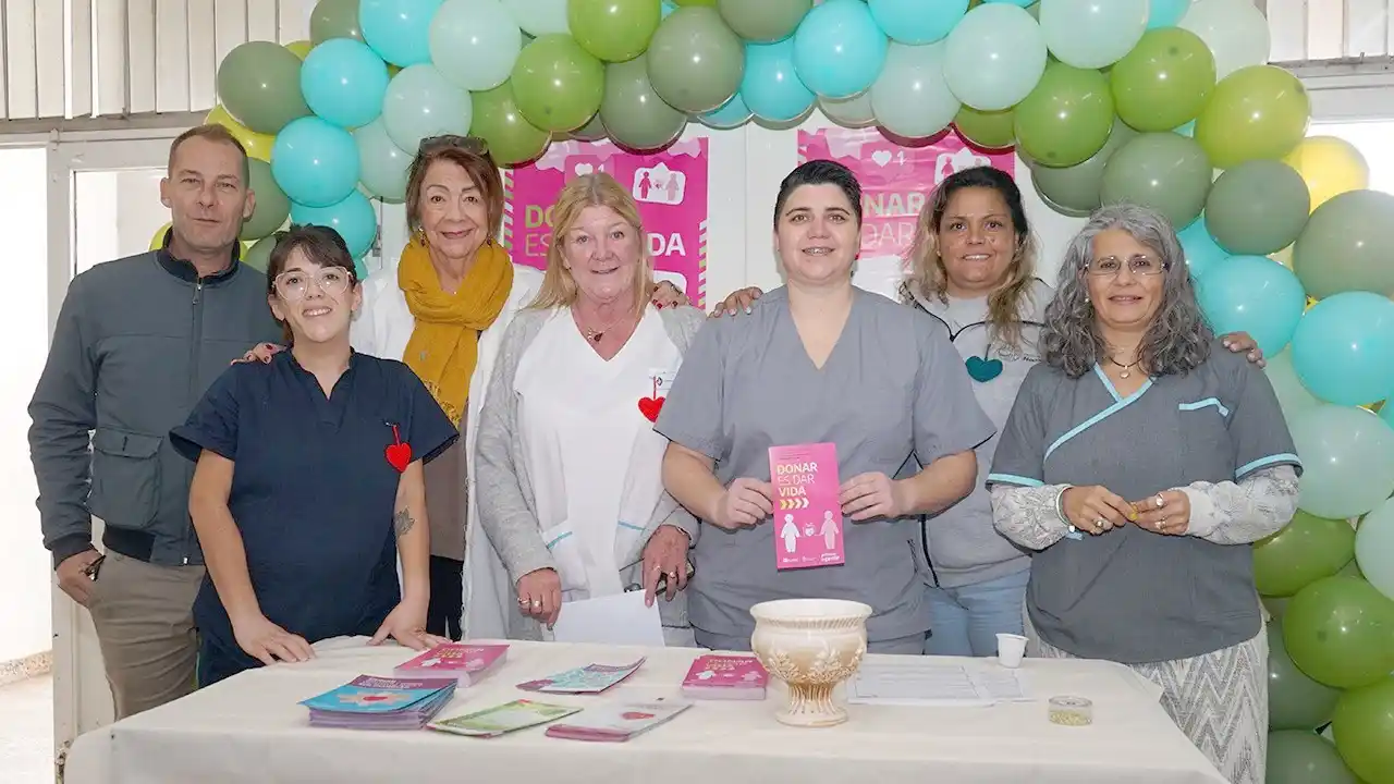En el Hospital. Se hizo una celebración