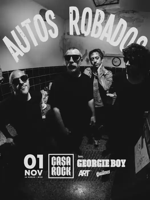 Autos Robados se presenta con un show cargado de rock and roll