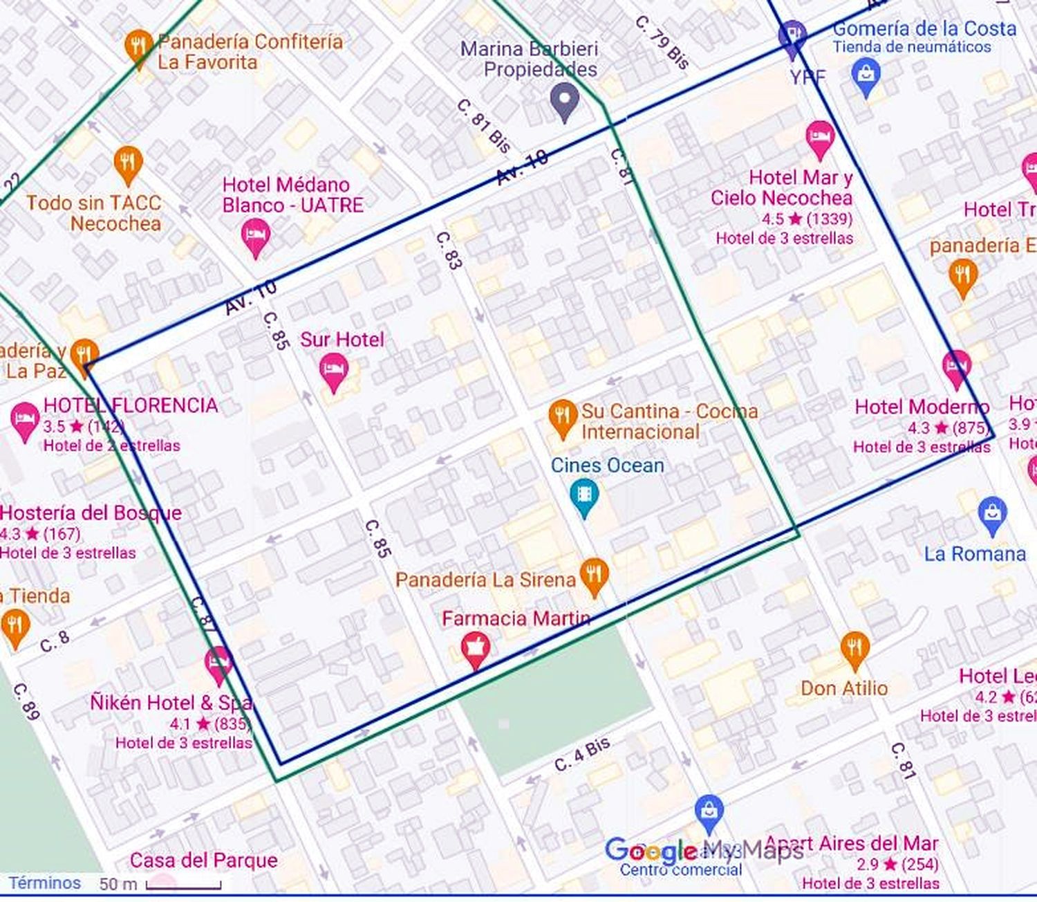 Micros recorrido