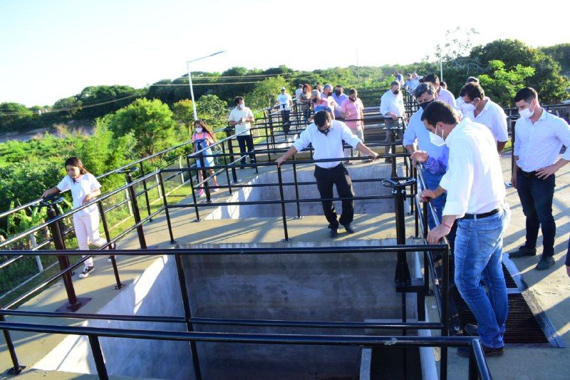 Habilitaron planta de agua potable de General Mansilla que también abastece a Villa Escolar