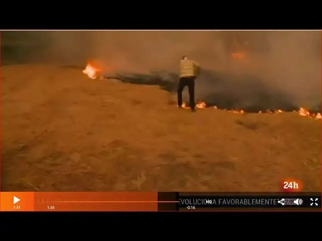 Casi 2.000 bomberos combaten incendio en Portugal