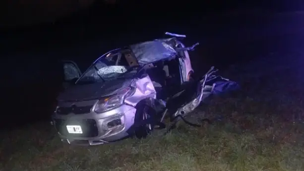 El choque ocurrió a la altura del kilómetro 51, en la ciudad de La Plata.

Fotografía: Agencia NA (Policía)
