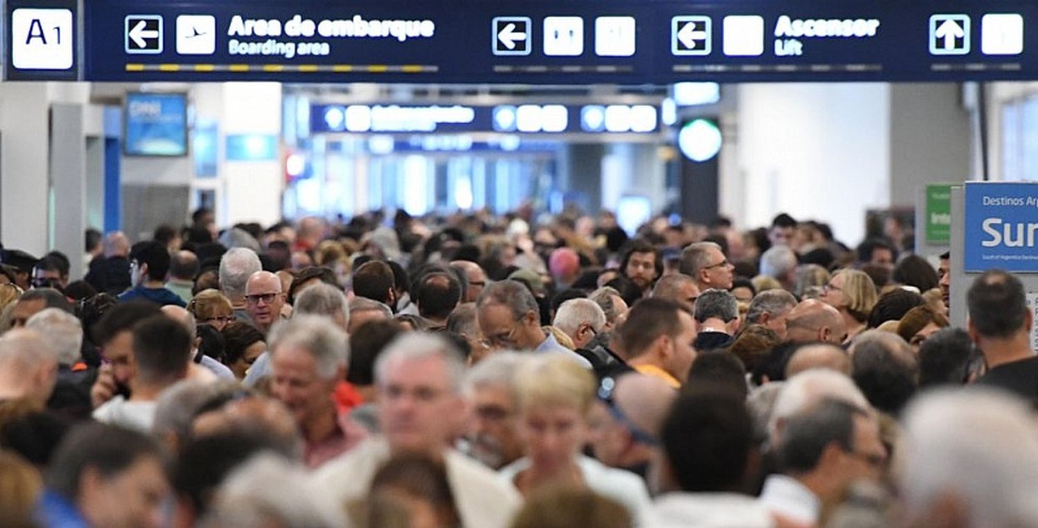 Vuelos demorados en Ezeiza por la tormenta
