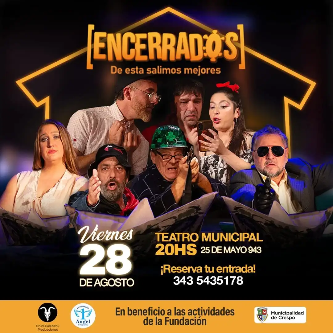 Teatro solidario en Crespo: una comedia para apoyar la prevención