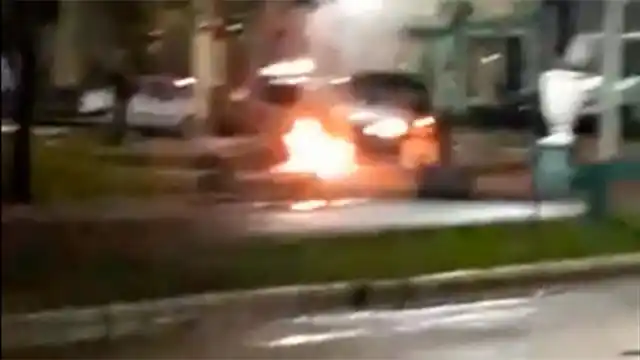 Quemó la moto para evitar que se la incauten