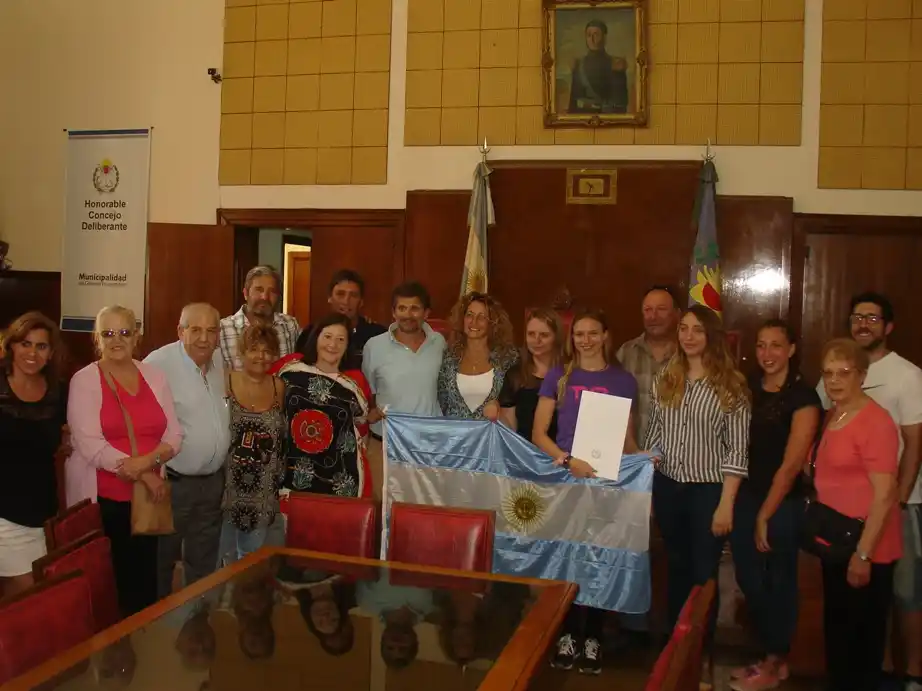 Ruggiero fue distinguida en el Concejo Deliberante