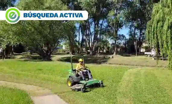 Se busca personal para trabajar en espacios verdes