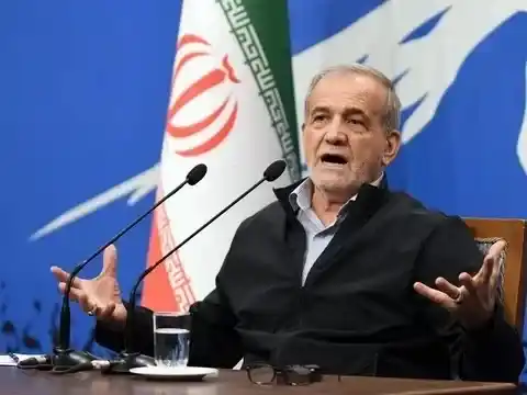 Presidente iraní Masoud Pezeshkian.