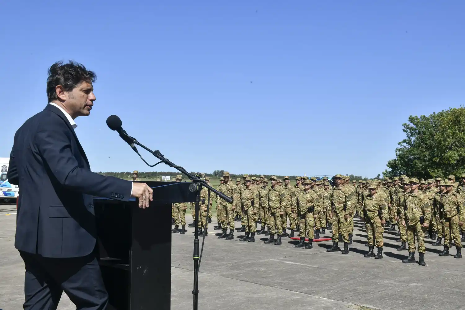 Kicillof presentó policías rurales en Baradero y destacó las acciones de Provincia en el interior