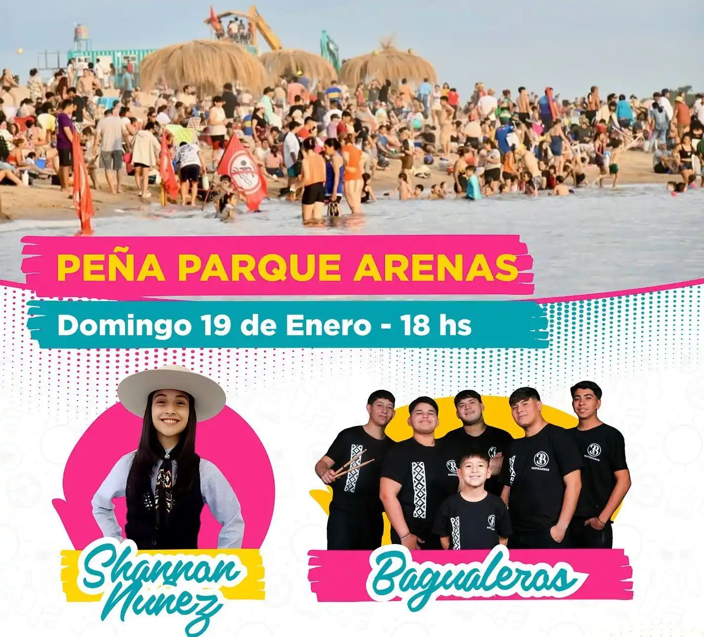 La Municipalidad dio a conocer la grilla de 
artistas de la Fiesta del Río, Mate y Tereré