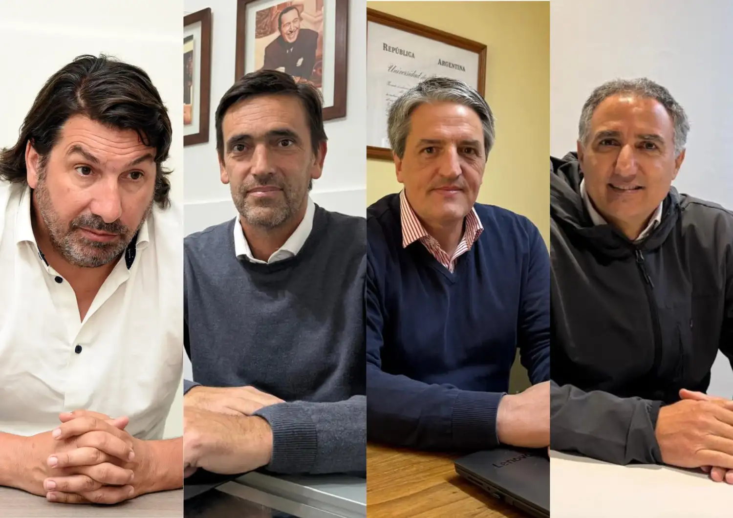 Salceda, Iparraguirre, Nicolini y Santamarina, en primera persona planteando su mirada sobre el crédito para obras de infraestructura.