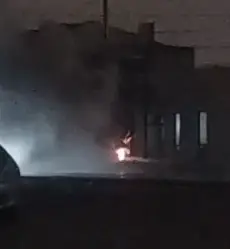 Cortucircuito en alumbrado público de Olivero Duggan al 500