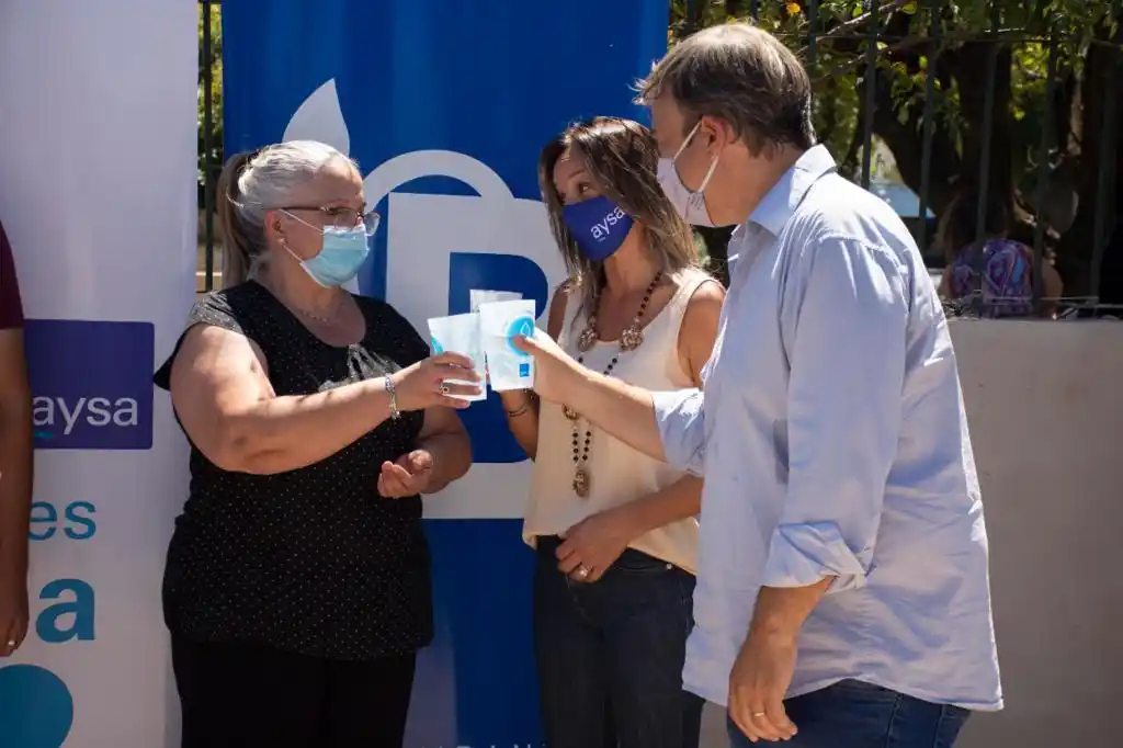 Galmarini y Cascallares inauguraron una red de agua potable: "Hace 10 años los vecinos esperaban estas obras", celebró la funcionaria