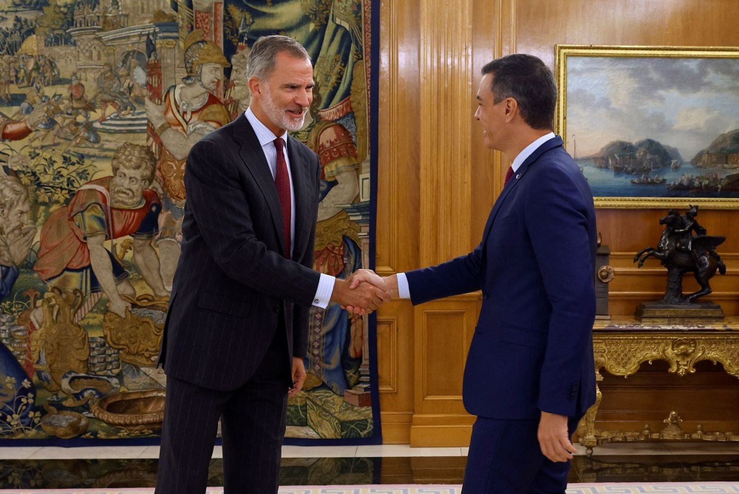 Pedro Sánchez recibió el encargo del rey de España para formar un nuevo Gobierno