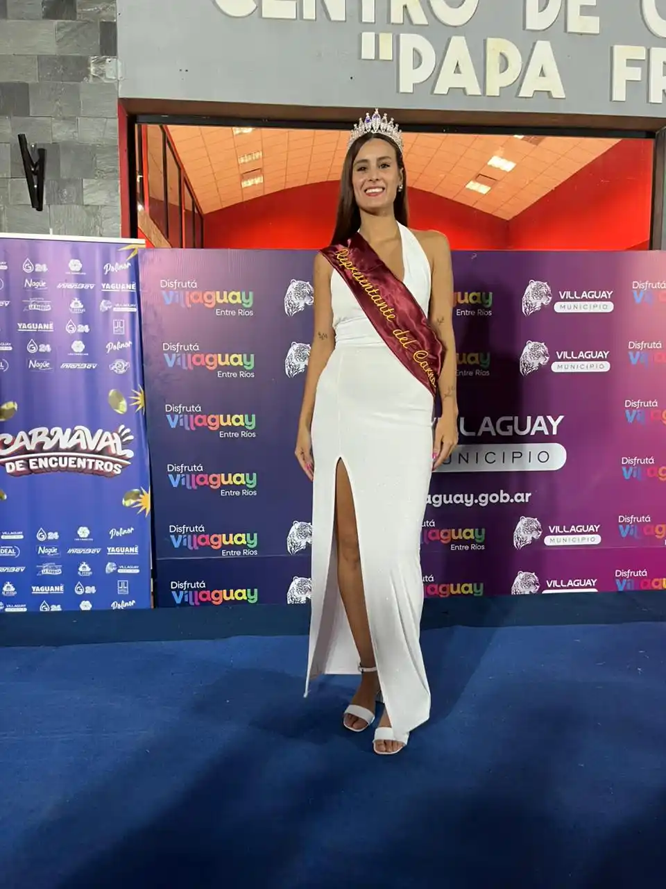 Alexiana Ramón fue coronada Representante del Carnaval de Encuentros 2026 en Villaguay