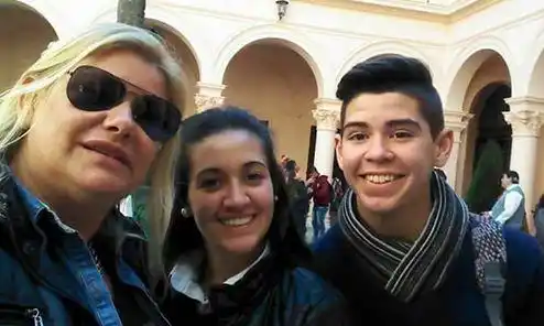 Alumnos de Galarza en el Senado