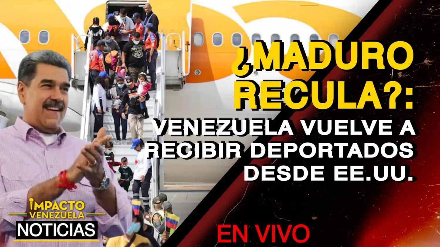 ¿MADURO RECULA?: Venezuela vuelve a recibir deportados desde EE.UU. – VIDEO
