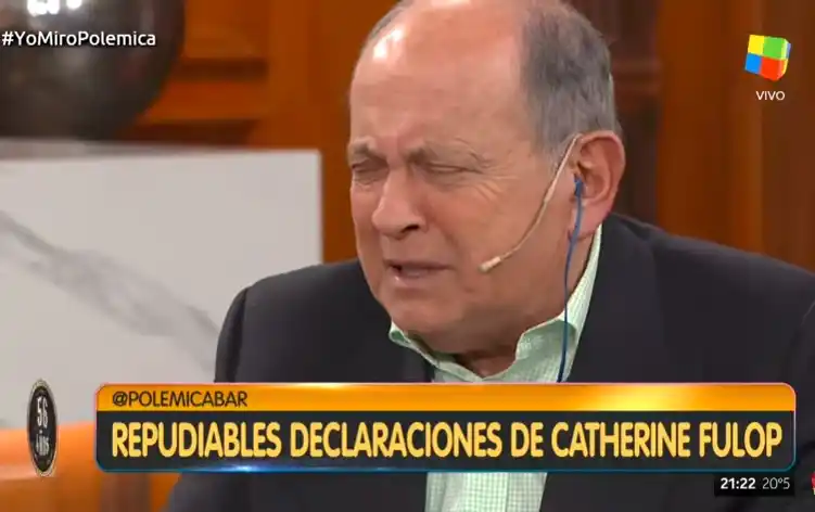 Chiche Gelblung se quebró por las polémicas frases de Catherine Fulop