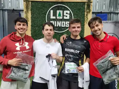 Gran torneo de pádel en Los Pinos con destacada participación de jugadores de Gualeguay y la región