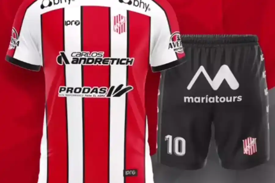 Nuva pilcha para el León (Facebook 9 de Julio)