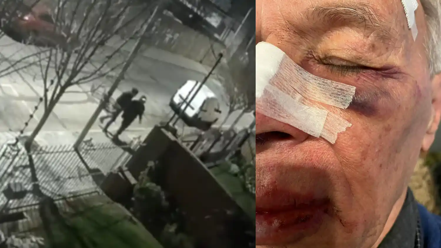 El accionar de los ladrones quedó registrado por una cámara de seguridad.