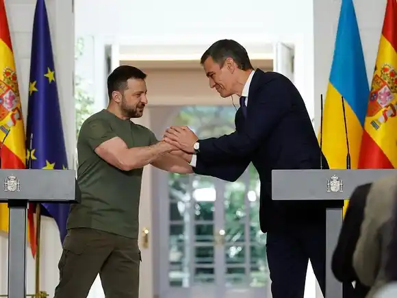 Zelenski se reunirá en Madrid con el rey de España y con el presidente del Gobierno