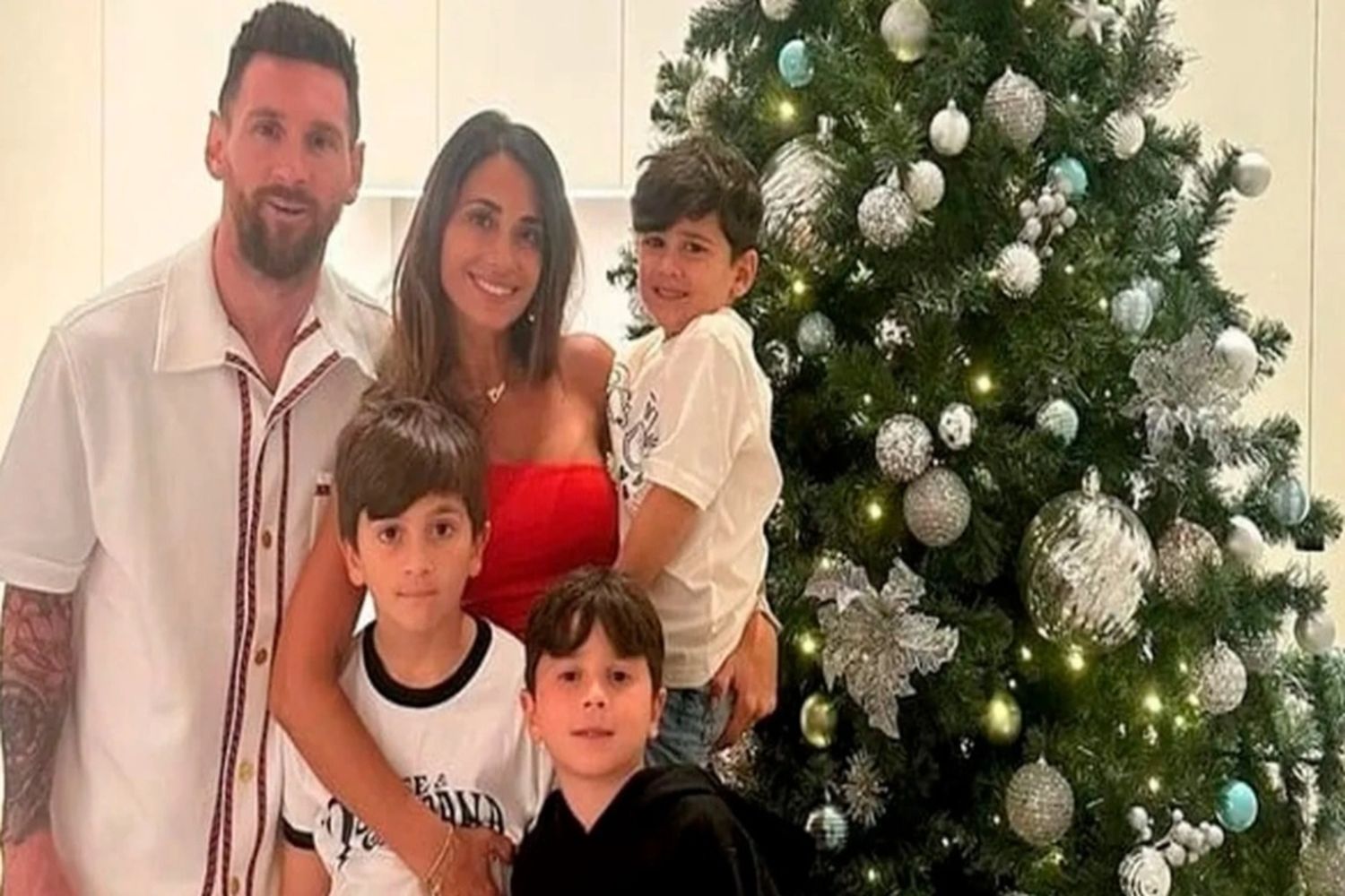 Los campeones del mundo celebraron Navidad con sus familias y lo compartieron en las redes