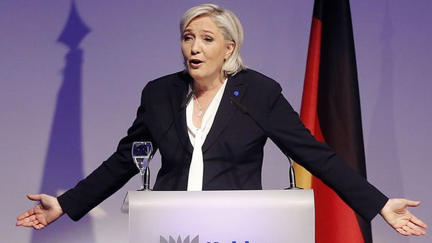 Le Pen está segura de que ganará la primera vuelta