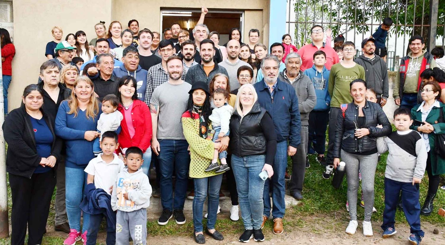 Se inauguró el sistema de cámaras de seguridad en el barrio Pancho Ramírez