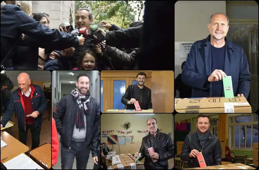 Con optimismo, los candidatos a gobernador e intendente votaron en una jornada histórica