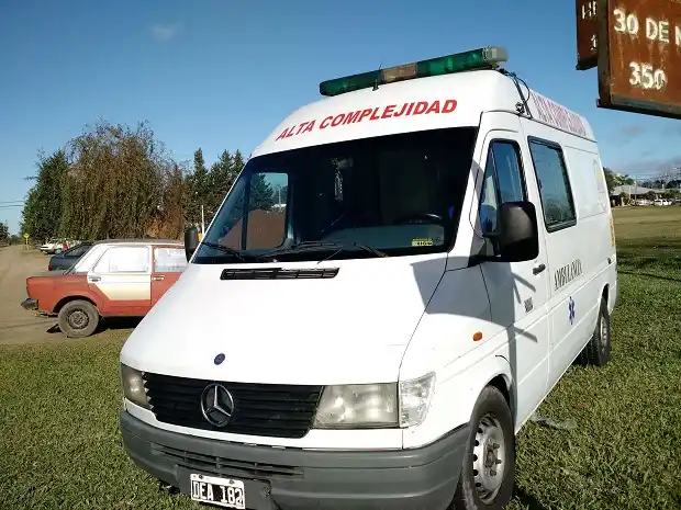 Llegó la ambulancia a Pueblo Belgrano y será reacondicionada