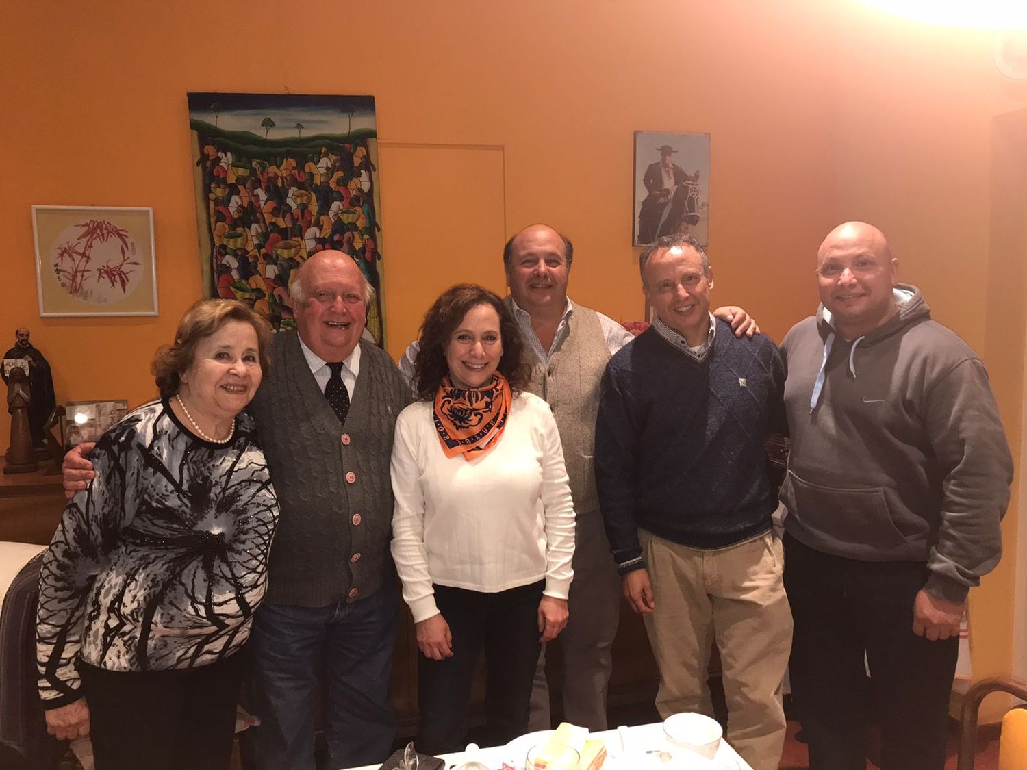 Ana Maria, Fráncisco, Maximiliano e Ignacio, Teresita y Boris