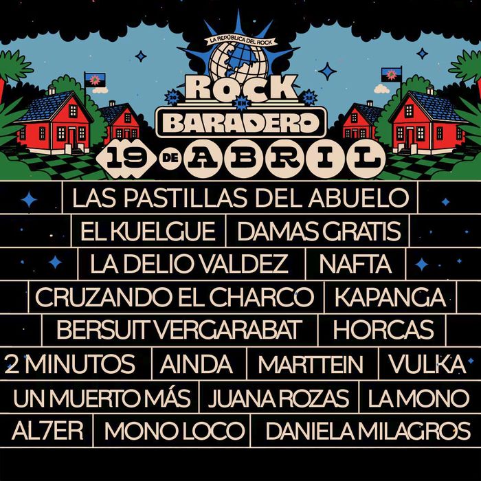 Rock en Baradero sábado