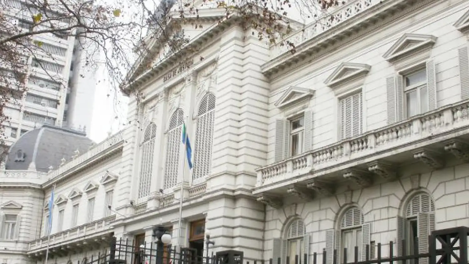 Edificio de la Suprema Corte bonaerense.