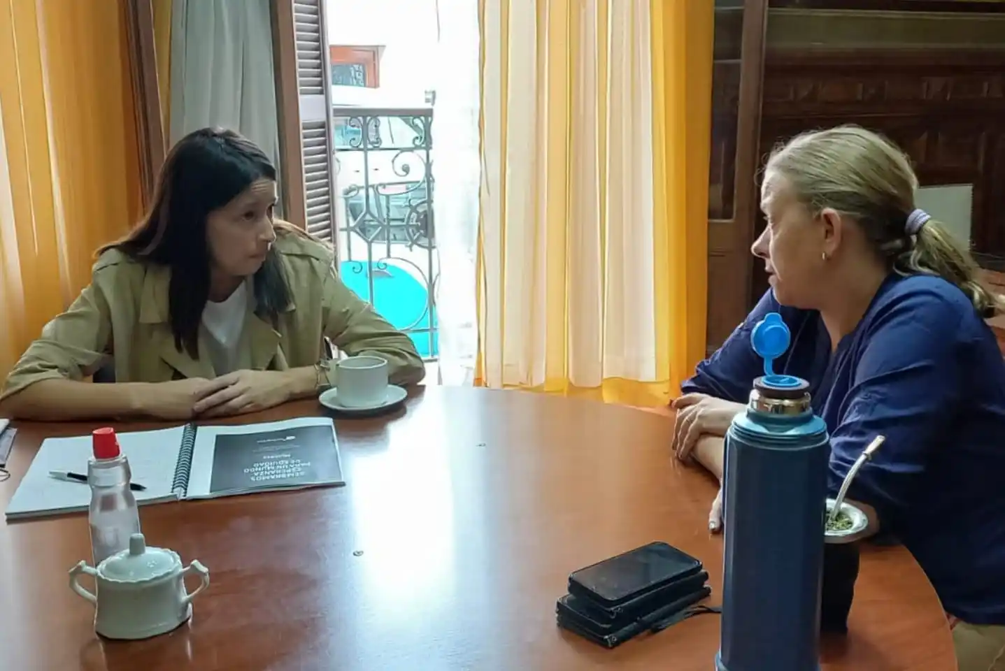 Rubattino mantuvo una reunión con la intendente