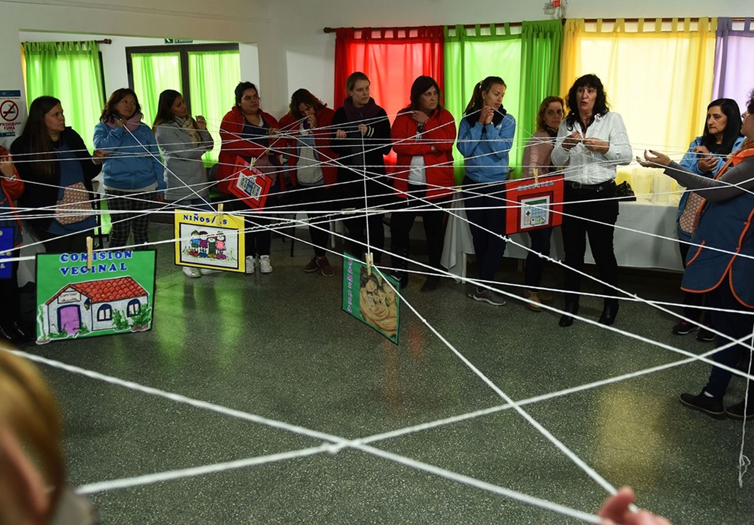 Desde el Copnaf se trabajó con personal de los jardines maternales municipales