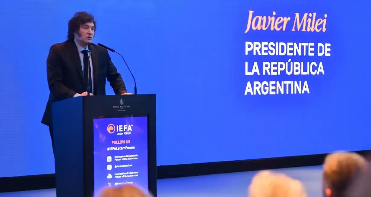 "Teníamos claro que si ganábamos era porque la gente estaba harta del populismo", sostuvo el presidente ante el Foro de Economistas Latinoamericanos. Créditos: NA