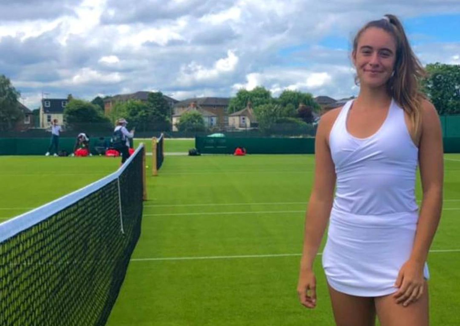 Solana Sierra fue eliminada y ya piensa en Wimbledon