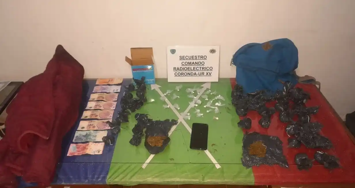 Coronda: tiene sólo 13 años y la policía lo sorprendió con 60 envoltorios de droga