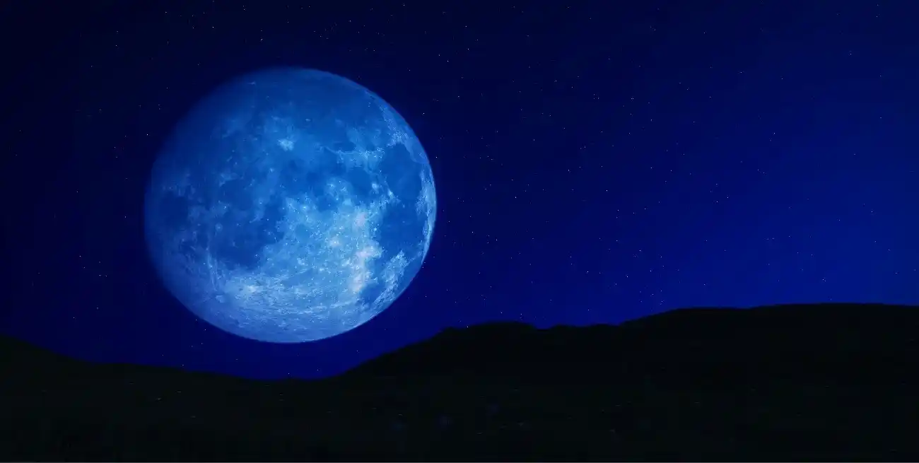 Luna azul en mayo: el fenómeno astronómico que podrá verse a simple vista