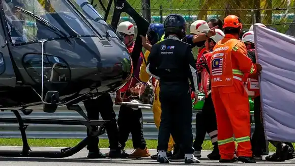 Noah Dettwiler sigue en estado crítico tras el grave accidente en el GP de Malasia